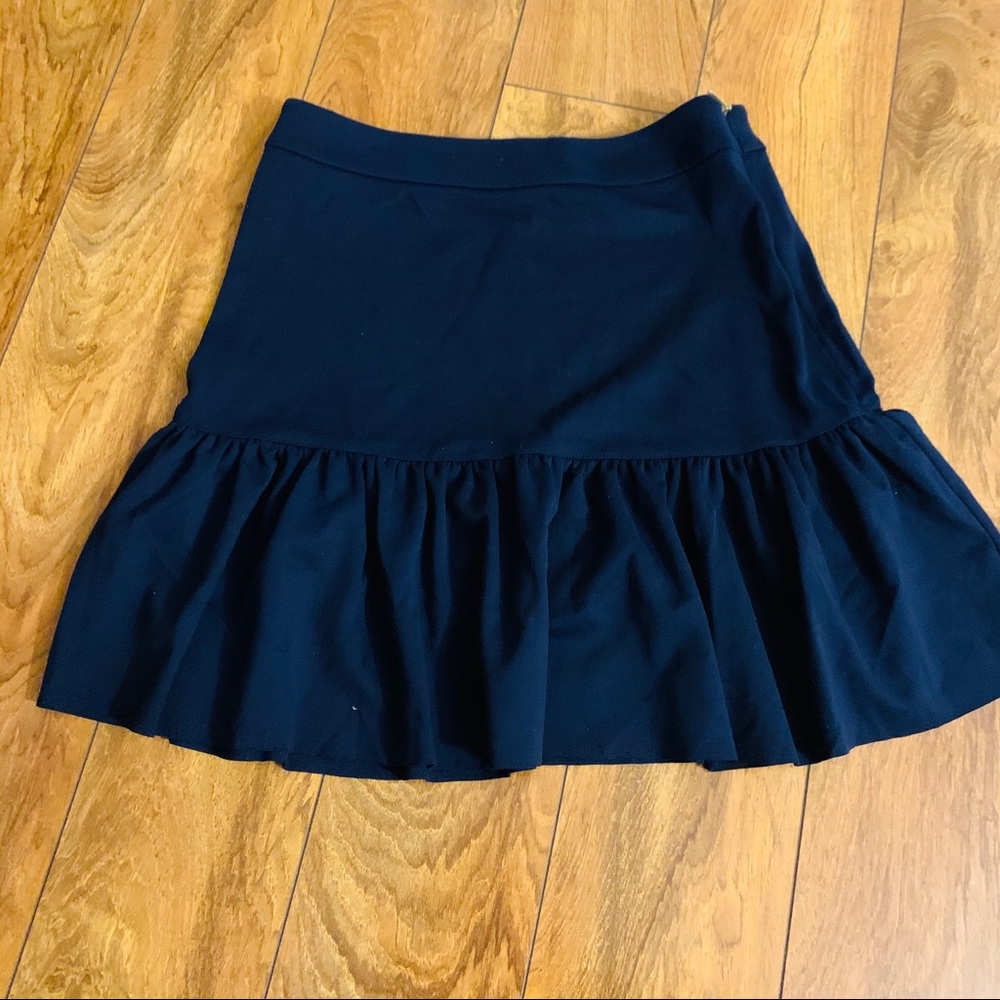 JUICY COUTURE NAVY BLUE MINI SKIRT SZ 4 SMALL
